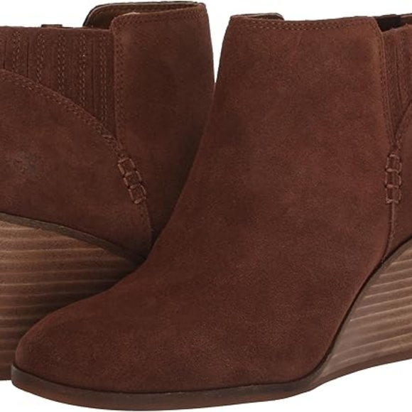 Zorla Wedge Brown Ankle Boot - Picture 3 of 5